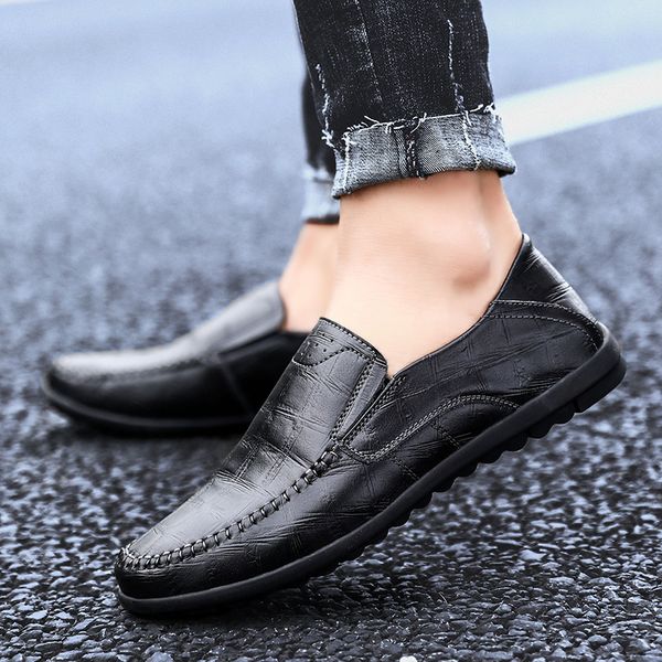 brand genuine leather men casual shoes spring new arrival ouotdoor breathable soft men's handmade sewing flats men shoes, Black
brand genuine leather men casual shoes spring new arrival ouotdoor breathable soft men's handmade sewing flats men shoes, Black