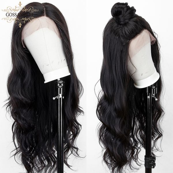 gossamelle black l part lace front wig long wavy synthetic wigs for women high temperature fiber african american
gossamelle black l part lace front wig long wavy synthetic wigs for women high temperature fiber african american
