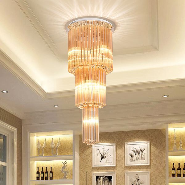 design modern crystal ceiling chandelier lamps long crystal chandeliers lighting led ceiling lights fixtures for villa l stairs
design modern crystal ceiling chandelier lamps long crystal chandeliers lighting led ceiling lights fixtures for villa l stairs