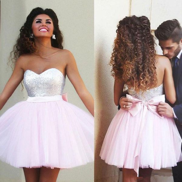 pink 2020 cocktail dresses a-line sweetheart tulle sequins bow short mini elegant party homecoming dresses, Black
pink 2020 cocktail dresses a-line sweetheart tulle sequins bow short mini elegant party homecoming dresses, Black