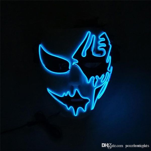 funny dress party led luminous mask and size halloween mask street dance hand painted, Silver
funny dress party led luminous mask and size halloween mask street dance hand painted, Silver