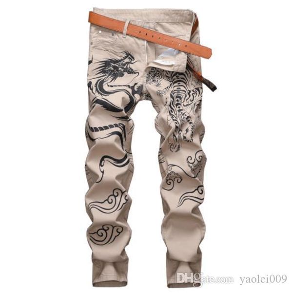 fashion mens jeans trend youth beige feet slim tight jeans personality ink printing nightclub casual trousers for men, Blue
fashion mens jeans trend youth beige feet slim tight jeans personality ink printing nightclub casual trousers for men, Blue