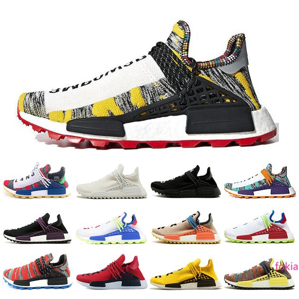 designer human race mens women running shoes pharrell williams solar pack afro hu nerd black cream mens trainer sport sneakers 36-45 
designer human race mens women running shoes pharrell williams solar pack afro hu nerd black cream mens trainer sport sneakers 36-45