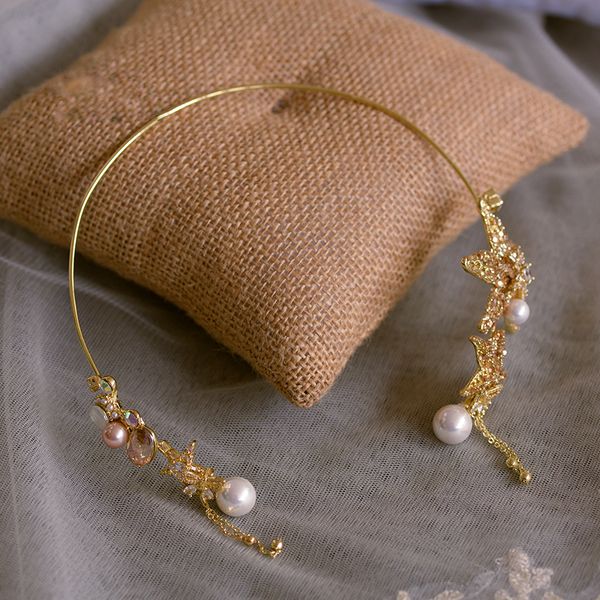 simple star shape gold brides tiaras headpieces zircon crystal hairband wedding hair accessories, Golden;white
simple star shape gold brides tiaras headpieces zircon crystal hairband wedding hair accessories, Golden;white