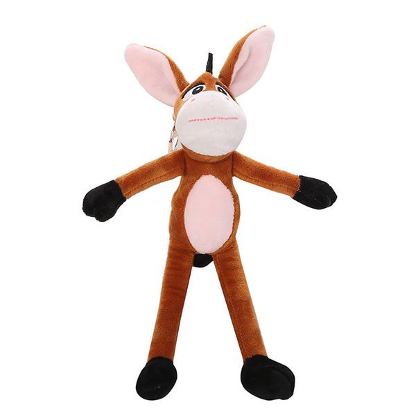 cute little donkey pendant little donkey keychain fun plush doll children toy