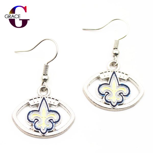 10pair/lot fashion football team sports earring charms long ear hook drop earrings for women men sport fan diy jewelry, Golden;silver
10pair/lot fashion football team sports earring charms long ear hook drop earrings for women men sport fan diy jewelry, Golden;silver
