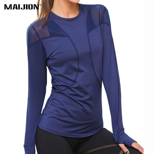 maijion mesh patchwork seamless yoga shirt ladies crop breathable gym clothing women solid color fitness long sleeve, White;red
maijion mesh patchwork seamless yoga shirt ladies crop breathable gym clothing women solid color fitness long sleeve, White;red