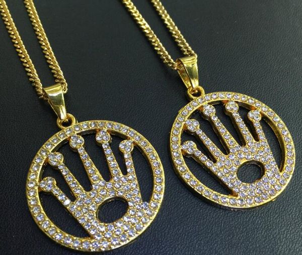new men's fashion hip-hop gold stainless steel rhinestone crown pendant necklace chain jewelry ornament gift, Silver
new men's fashion hip-hop gold stainless steel rhinestone crown pendant necklace chain jewelry ornament gift, Silver