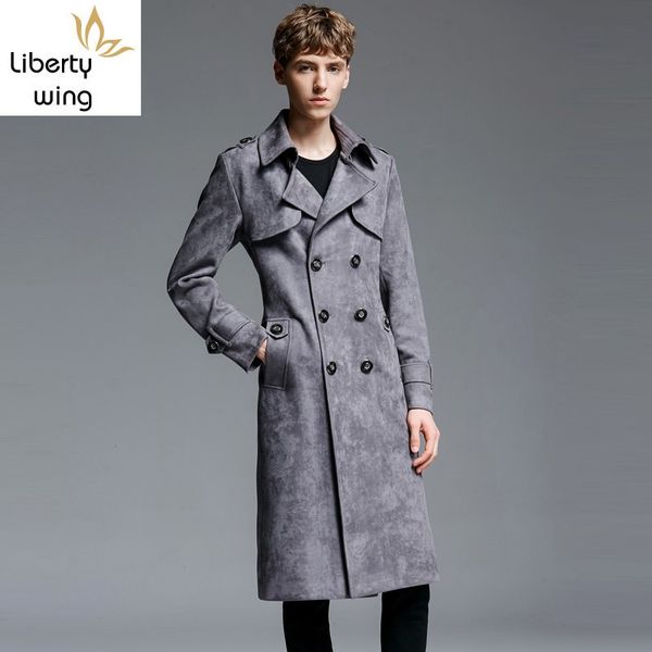 new mens maxi long coat sobretudo double breasted faux suede leather army trench man coats plus size 6xl overcoat, Tan;black
new mens maxi long coat sobretudo double breasted faux suede leather army trench man coats plus size 6xl overcoat, Tan;black