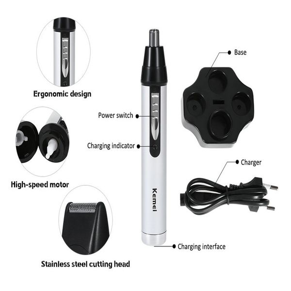 kemei km-6650 rechargeable razor haircut nose modo migliore per radersi i peli del naso accessories for family new iokwz
kemei km-6650 rechargeable razor haircut nose modo migliore per radersi i peli del naso accessories for family new iokwz