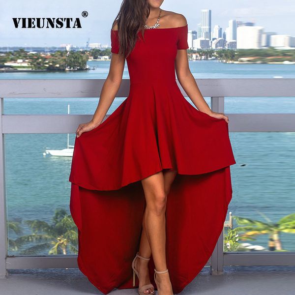 vieunsta 2019 slash neck off shoulder maxi dress summer women short sleeve elegant mermaid party dress floor-length dresses, Black;gray
vieunsta 2019 slash neck off shoulder maxi dress summer women short sleeve elegant mermaid party dress floor-length dresses, Black;gray