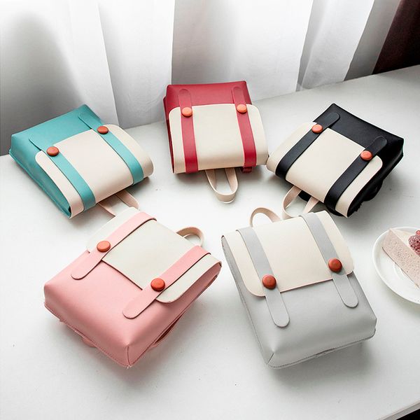 fashion hit color women's mini backpack girl soft pu leather hasp student school bag square travel bags multicolor selections
fashion hit color women's mini backpack girl soft pu leather hasp student school bag square travel bags multicolor selections