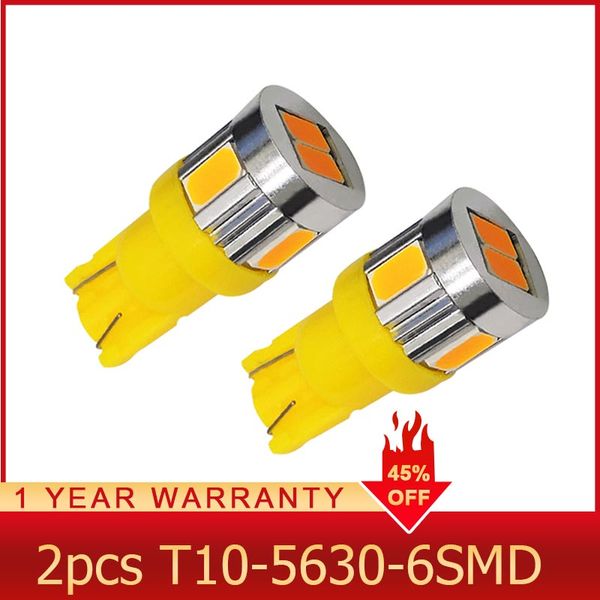 roadot 2pcs t10 t15 5630 168 194 w5w 6000k white high power 6smd led backup reverse light lamp bulb
roadot 2pcs t10 t15 5630 168 194 w5w 6000k white high power 6smd led backup reverse light lamp bulb