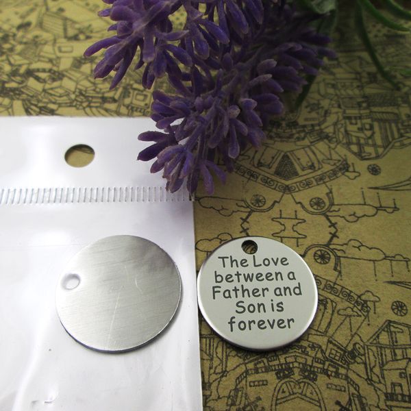 40pcs--"the love between a father and son is forever"stainless steel charms more style for choosing diy charms pendants for neckla, Bronze;silver
40pcs--"the love between a father and son is forever"stainless steel charms more style for choosing diy charms pendants for neckla, Bronze;silver
