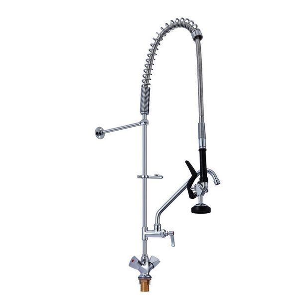 kitchen mixer tap double temperature and cold ceramic valve core brass casting pre-wash faucet commercial counterinstallation
kitchen mixer tap double temperature and cold ceramic valve core brass casting pre-wash faucet commercial counterinstallation