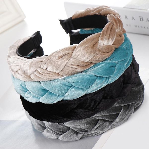 fashion women velvet solid hairband simple braid hair band retro cross headbands bandanas satin hair rope loop accessories
fashion women velvet solid hairband simple braid hair band retro cross headbands bandanas satin hair rope loop accessories