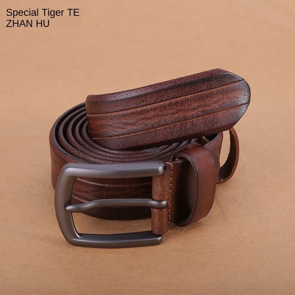 layer cowhide belt all-match casual belt fashionable men's business pin pin buckle, Black;brown
layer cowhide belt all-match casual belt fashionable men's business pin pin buckle, Black;brown
