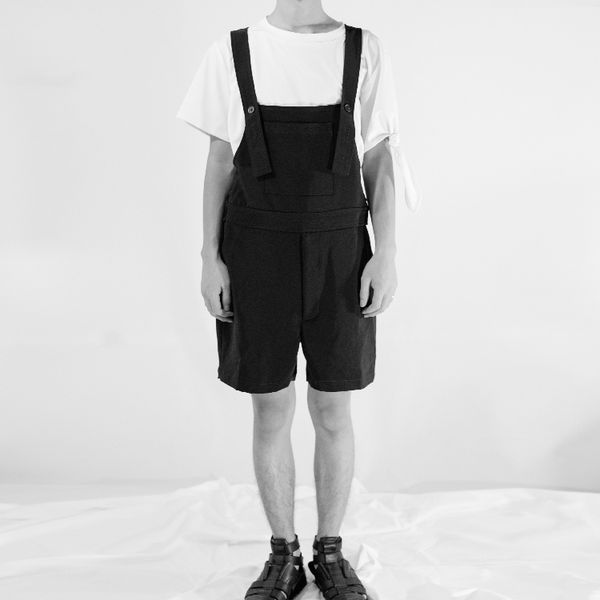 27-44 new 2018 men's clothing gd hair stylist catwalk fashion street bib pants plus size singer costumes, Black
27-44 new 2018 men's clothing gd hair stylist catwalk fashion street bib pants plus size singer costumes, Black