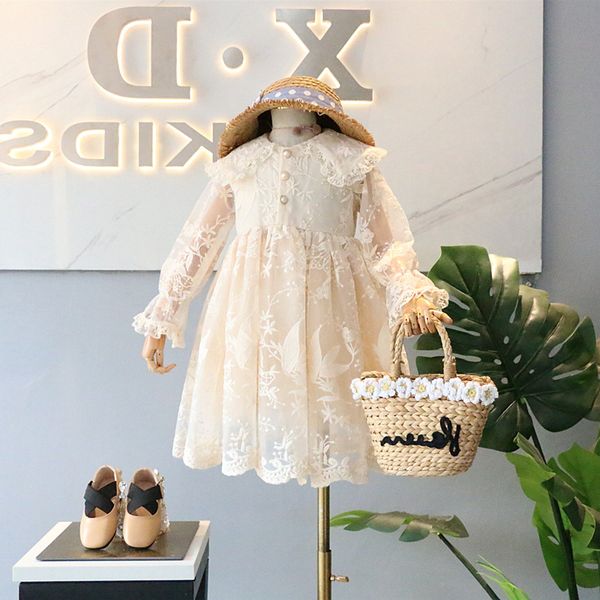 girls dresses kids lace gauze floral embroidery princess dress children lapel falbala sleeve party dress fall new kid clothes, Red;yellow
girls dresses kids lace gauze floral embroidery princess dress children lapel falbala sleeve party dress fall new kid clothes, Red;yellow
