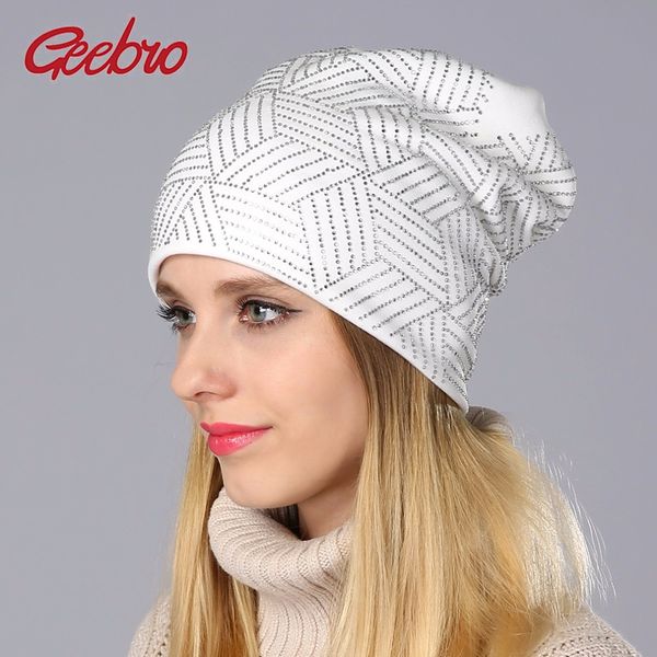 geebro brand women's beanie hat casual knitted slouchy beanie for women shine rhinestones beanies balaclava bonnet cap female, Blue;gray
geebro brand women's beanie hat casual knitted slouchy beanie for women shine rhinestones beanies balaclava bonnet cap female, Blue;gray