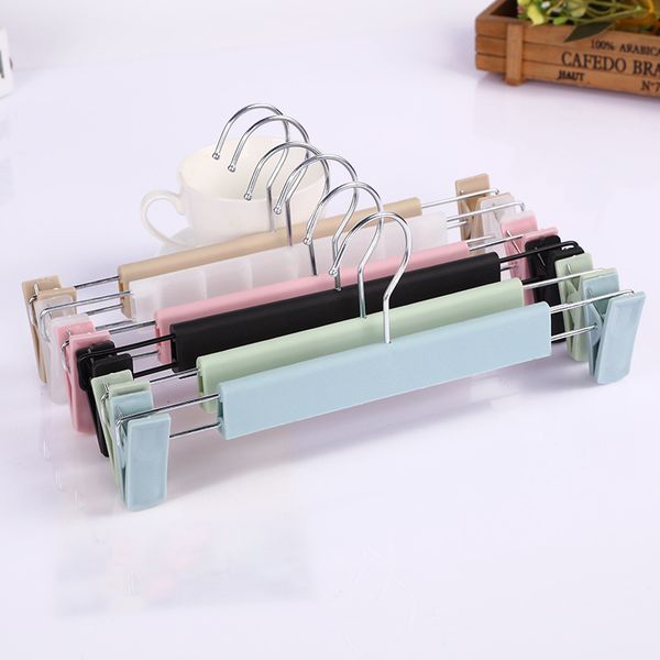 colorful plastic pants hanger nonslip clothing lingerie underwear hangers rack with clip
colorful plastic pants hanger nonslip clothing lingerie underwear hangers rack with clip