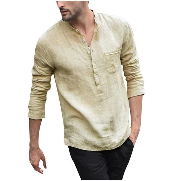 2019 new fashion men vintage pure color button linen solid long sleeve retro shirts blouse male casual shirts blouse, White;black
2019 new fashion men vintage pure color button linen solid long sleeve retro shirts blouse male casual shirts blouse, White;black