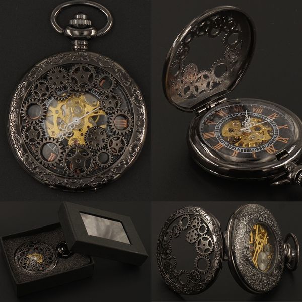mens black gear hollow mechanical pocket watches fob chain gift box hand wind steampunk 2017 ing, Slivery;golden
mens black gear hollow mechanical pocket watches fob chain gift box hand wind steampunk 2017 ing, Slivery;golden