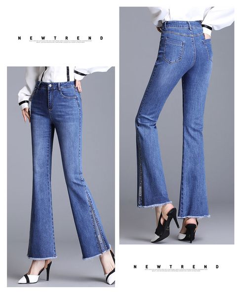 the blue install new joker loose narrow tall waist straight jeans trousers
the blue install new joker loose narrow tall waist straight jeans trousers