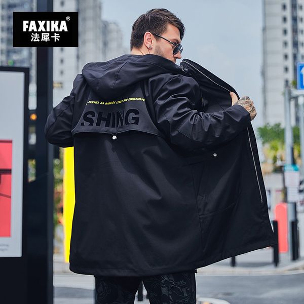 faxika big size wind hoodies fatty fertilizer increased the long jacket in the spring and autumn, Black;brown
faxika big size wind hoodies fatty fertilizer increased the long jacket in the spring and autumn, Black;brown