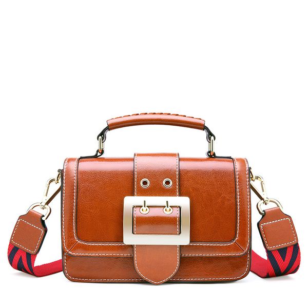 women shoulder bags fashion wide strap genuine leather crossbody ladies shoulder bag oil wax cowhide classic messenger bag handbags 
women shoulder bags fashion wide strap genuine leather crossbody ladies shoulder bag oil wax cowhide classic messenger bag handbags