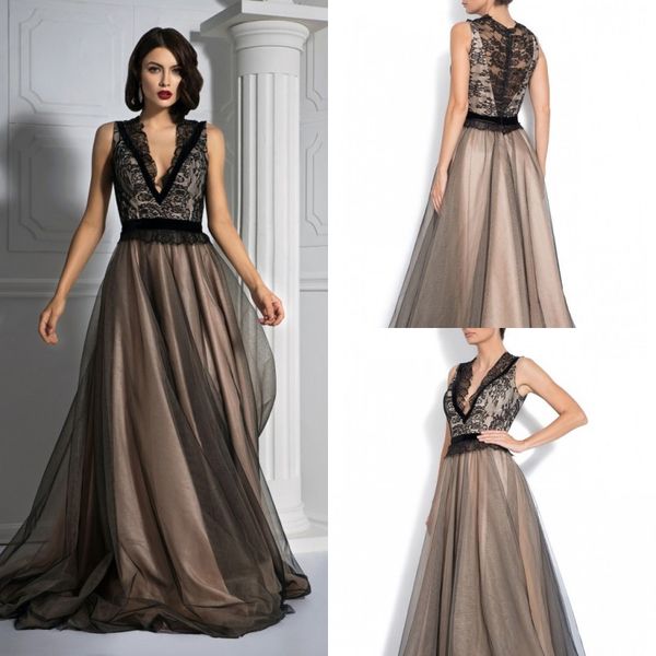 bien savvy 2019 evening dresses v neck sleeveless lace appliques a line prom dress custom made sweep train formal party gowns, Black;red
bien savvy 2019 evening dresses v neck sleeveless lace appliques a line prom dress custom made sweep train formal party gowns, Black;red