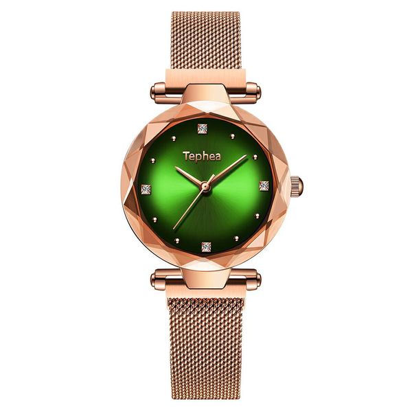 new rose gold women's watch fashion diamond starry sky ladies watch magnet waterproof female wristwatches gift clock 2019, Slivery;brown
new rose gold women's watch fashion diamond starry sky ladies watch magnet waterproof female wristwatches gift clock 2019, Slivery;brown