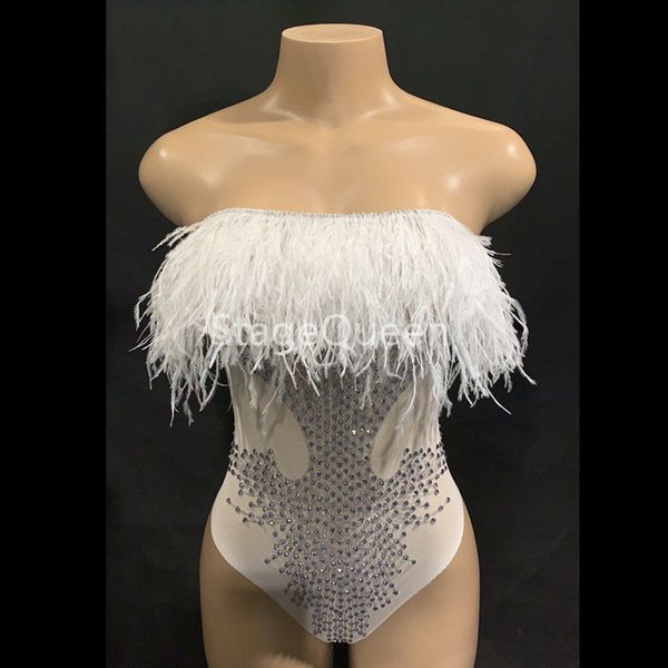 white feather bust rhinestones bodysuit female singer stage show wear birthday celebrate stones outfit ds dj bodysuit, Black;red
white feather bust rhinestones bodysuit female singer stage show wear birthday celebrate stones outfit ds dj bodysuit, Black;red