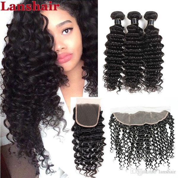 8а малазийские девы человеческих волос глубокой волна 3 связка с кружевом закрытия и жгуты волос с фронтальным закрытием бразильских перепле, Black
8а малазийские девы человеческих волос глубокой волна 3 связка с кружевом закрытия и жгуты волос с фронтальным закрытием бразильских перепле, Black