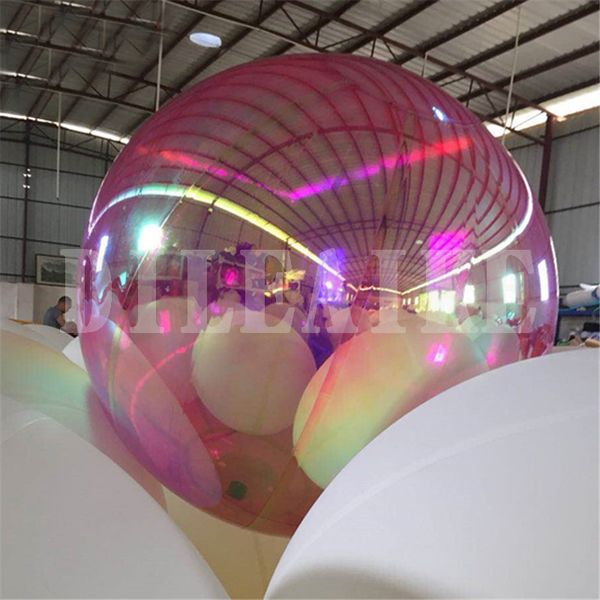 10 Colors Mirror Show Ball Reflective Giant Inflatable Mirror Ball Giant Inflatable Ball For Advertising