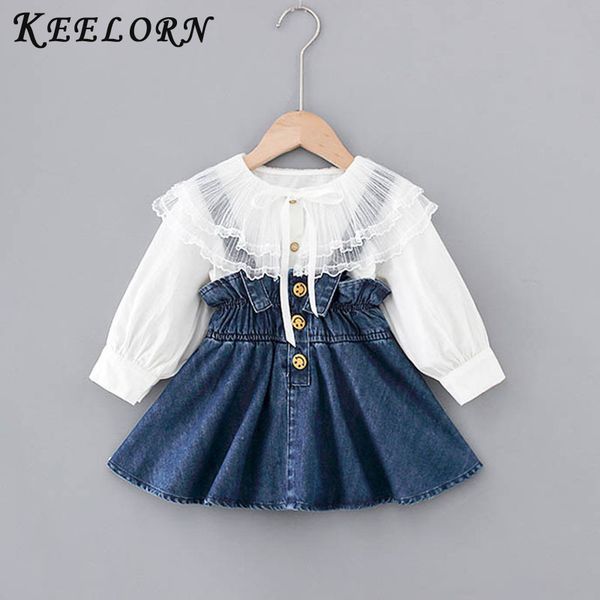 keelorn autumn dresses for girls denim dress girls party kids clothes for 1-5 year dresses elegant shirt denim dress, Red;yellow
keelorn autumn dresses for girls denim dress girls party kids clothes for 1-5 year dresses elegant shirt denim dress, Red;yellow
