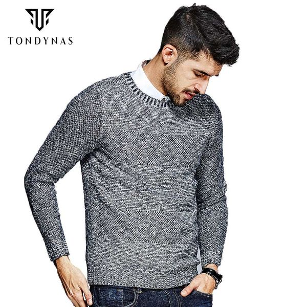 tondynas man solid o-neck sweater,male pullover cotton sweater 9092, White;black
tondynas man solid o-neck sweater,male pullover cotton sweater 9092, White;black