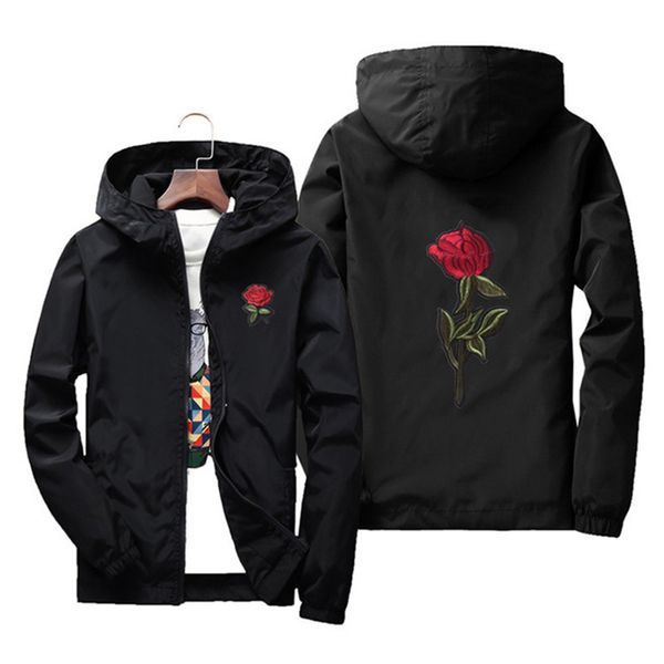 rose jackets spring autumn fashion men women bomber jacket windbreaker men's hooded men jacket plug size s-7xl, Black;brown
rose jackets spring autumn fashion men women bomber jacket windbreaker men's hooded men jacket plug size s-7xl, Black;brown
