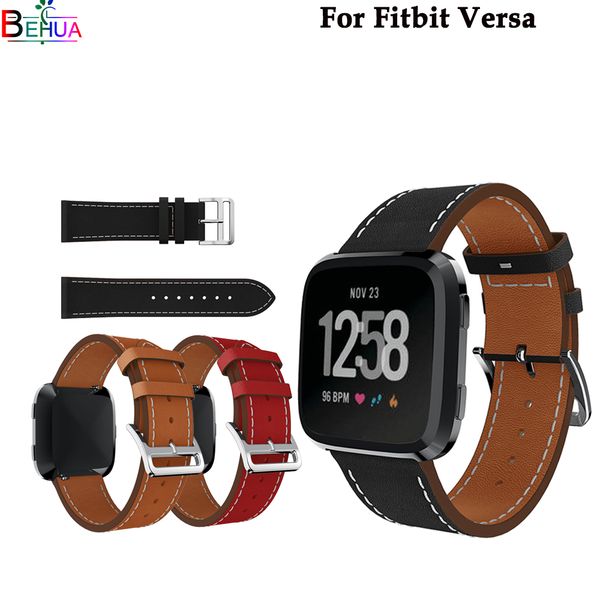 leather wristband for versa smart watch replacement fashion leather strap watchband bracelet accessories for versa, Black;brown
leather wristband for versa smart watch replacement fashion leather strap watchband bracelet accessories for versa, Black;brown