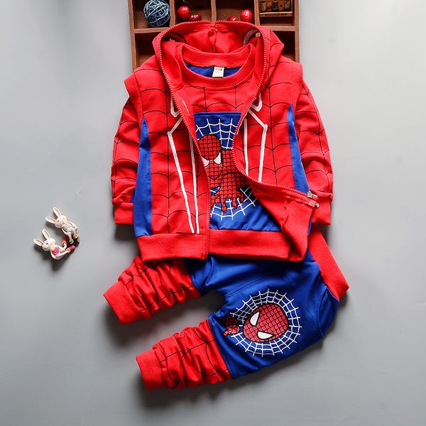 2018 baby boys spider man clothes set print cartoon jacket + t-shirt + pants children clothing 3 pcs kids boys clothing sets, White
2018 baby boys spider man clothes set print cartoon jacket + t-shirt + pants children clothing 3 pcs kids boys clothing sets, White