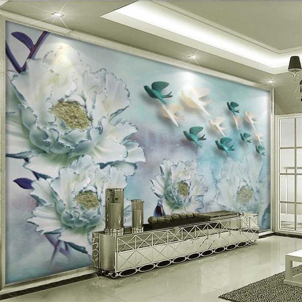custom mural wallpaper for bedroom walls 3d fashion elegant embossed flowers bloom tv background wall paper decorative paintings
custom mural wallpaper for bedroom walls 3d fashion elegant embossed flowers bloom tv background wall paper decorative paintings