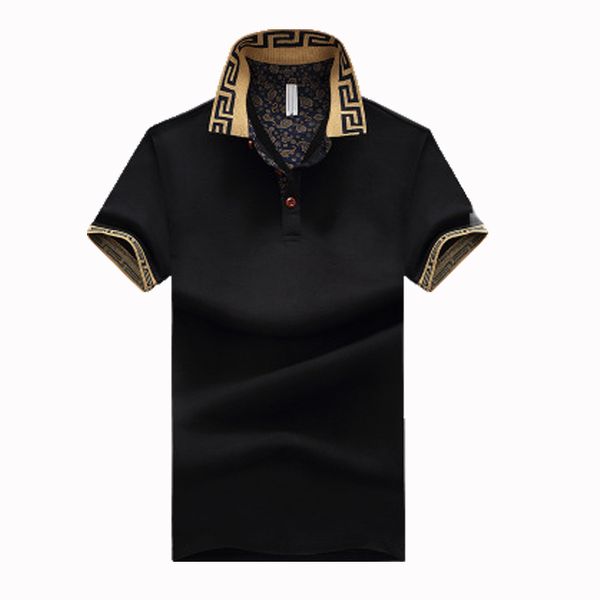 Brand Design Men's T-Shirt Summer Turn-Down Collar Short Sleeves Cotton T Shirt Men Top 
Brand Design Men's T-Shirt Summer Turn-Down Collar Short Sleeves Cotton T Shirt Men Top