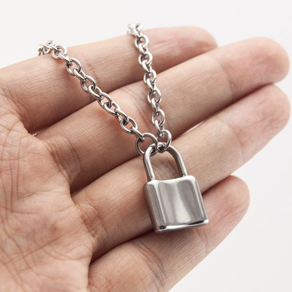stainless steel handmade heavy duty square lock padlock pendants & necklaces choker slot ketting friendship necklace, Silver
stainless steel handmade heavy duty square lock padlock pendants & necklaces choker slot ketting friendship necklace, Silver