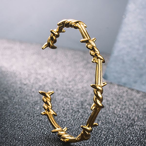 колючая бижутерия с открытой манжетой twist thorns проволока из нержавеющей стали pulsera геометрический браслет браслеты, Black
колючая бижутерия с открытой манжетой twist thorns проволока из нержавеющей стали pulsera геометрический браслет браслеты, Black