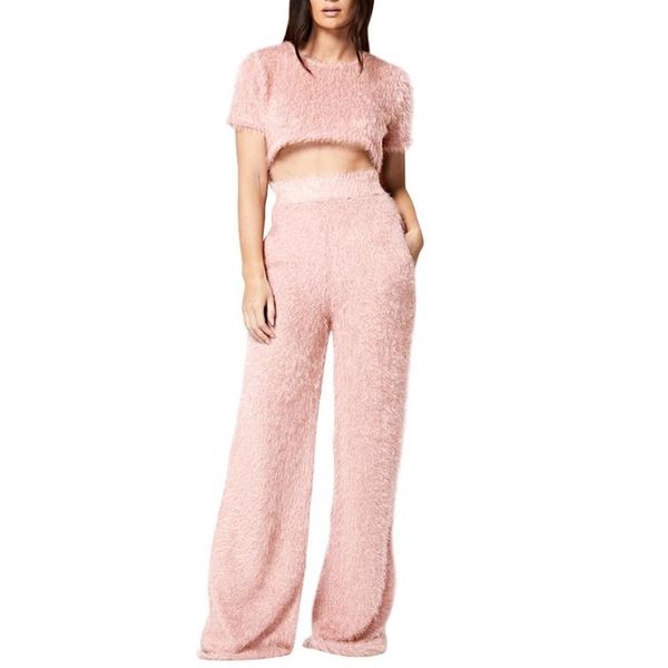 women's tracksuits autumn and winter korean wide-leg pants knit suit fashionable temperament two-piece, Gray
women's tracksuits autumn and winter korean wide-leg pants knit suit fashionable temperament two-piece, Gray