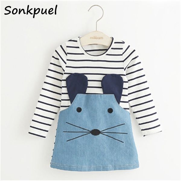 striped patchwork character girl dresses long sleeve cute mouse children clothing kids girls dress denim kids clothes, Red;yellow
striped patchwork character girl dresses long sleeve cute mouse children clothing kids girls dress denim kids clothes, Red;yellow