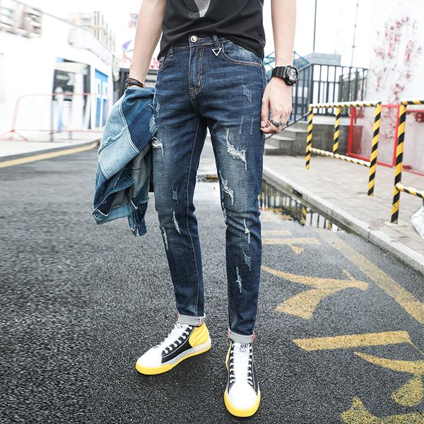 mixcubic 2019 autumn korean style unique scrape ripped jeans for men blue casual slim beggar scratched hole jeans men,size 28-34
mixcubic 2019 autumn korean style unique scrape ripped jeans for men blue casual slim beggar scratched hole jeans men,size 28-34