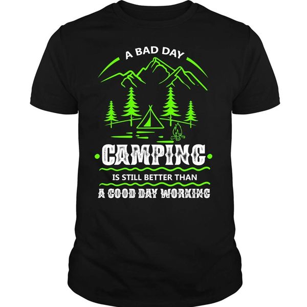 still better than a good day working t shirt a bad day camping t-shirt men t shirt 100% cotton print shirts, White;black
still better than a good day working t shirt a bad day camping t-shirt men t shirt 100% cotton print shirts, White;black