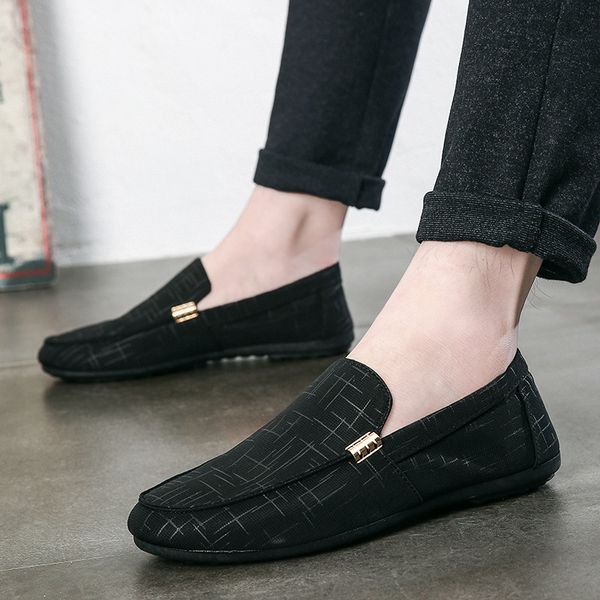 bean shoes men's 2020 spring new shoes men's casual set the trend korean version of a foot lazy tide, Black
bean shoes men's 2020 spring new shoes men's casual set the trend korean version of a foot lazy tide, Black