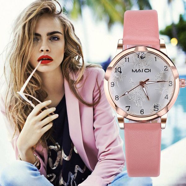 2019 watch women fashion 3d embossed dial convex glass simple temperament leather band ladies watches quartz wristwatch bracelet, Slivery;brown
2019 watch women fashion 3d embossed dial convex glass simple temperament leather band ladies watches quartz wristwatch bracelet, Slivery;brown